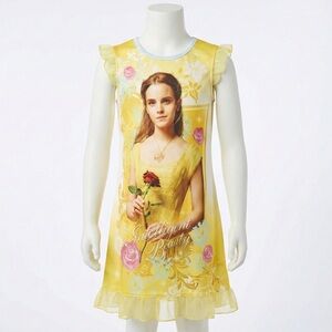 Disney Beauty & Beast Live Action Belle Nightgown Dress Intelligent Beauty 6/6X